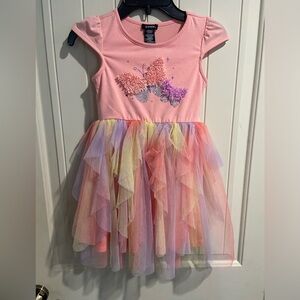 Girls butterfly and tutu Dress Zunie size 6